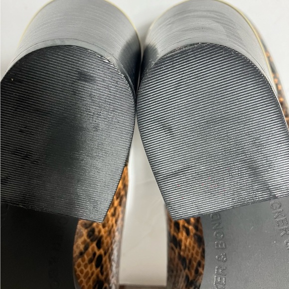 Bleecker & Bond Lydia Brown Snakeskin Ankle Bootie NWOT - Picture 6 of 8